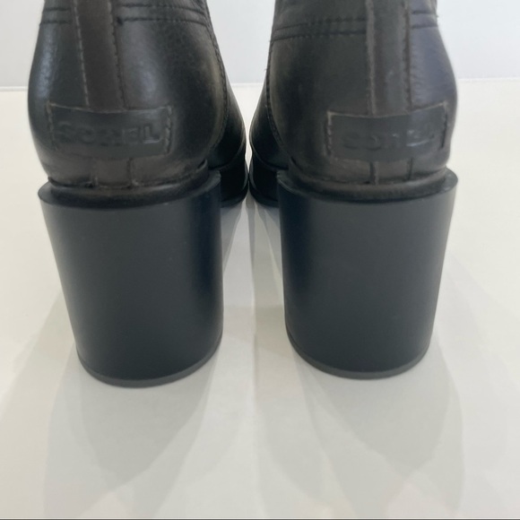 NEW! Sorel Blake Quarry Chunky Heeled Waterproof  Distressed Boots Size 10 - Picture 7 of 13